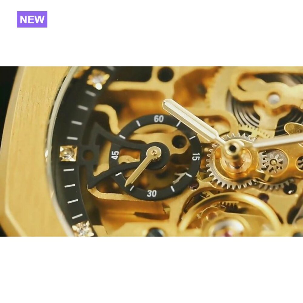 Mechanical Automatic Skeleton Watch Stainless Ste… - image 7